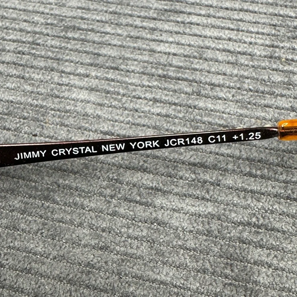 Jimmy Crystal New York JCR148 C11 Swarovski Crystal Reading Y2K Glasses Case